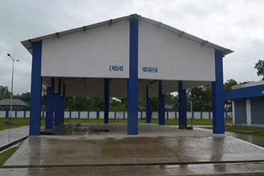 Open Market Shed,Bamangola Krishak Bazar